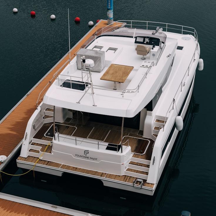Exclusive yacht lifestyle scene